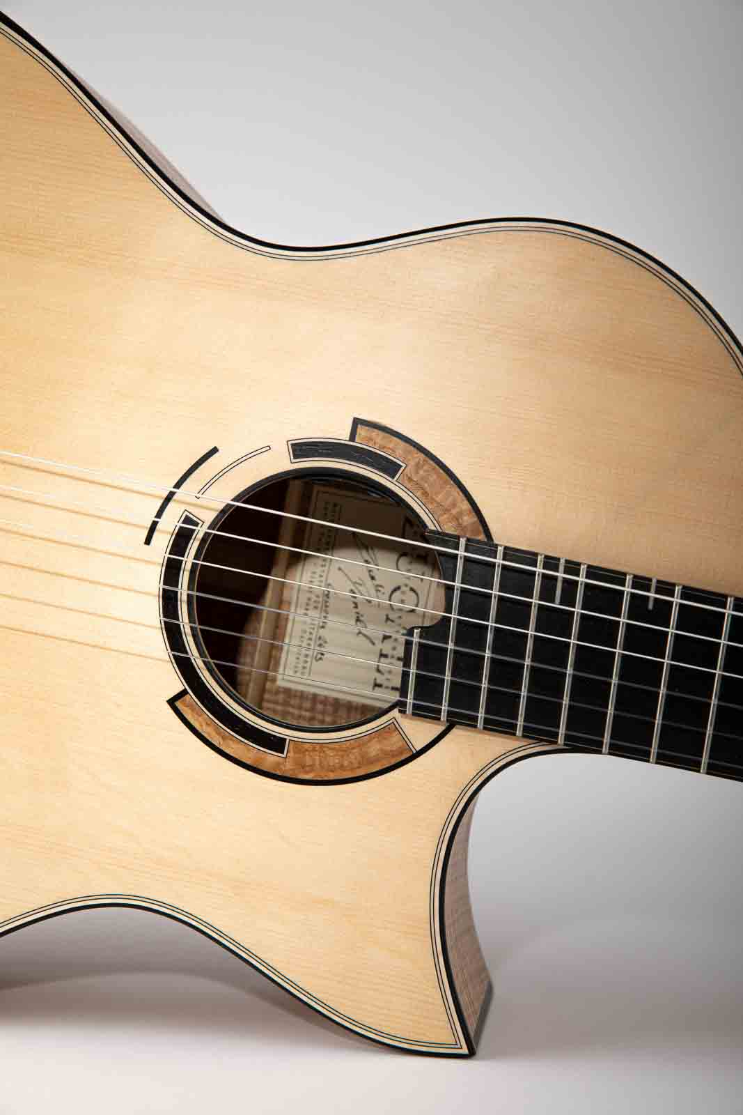 Rosette inlay on a Crossover