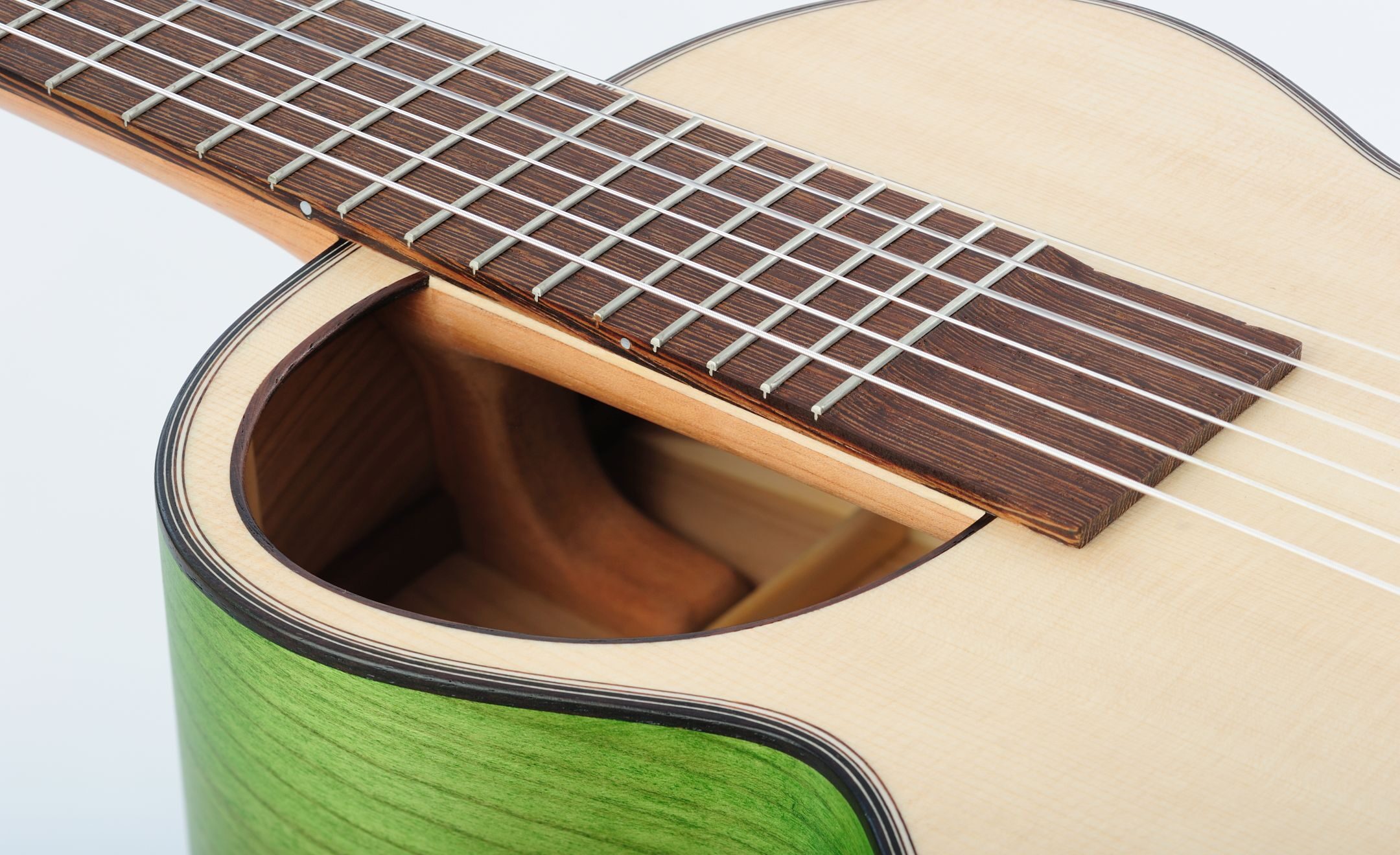 Classical Guitar Santino Terz Green